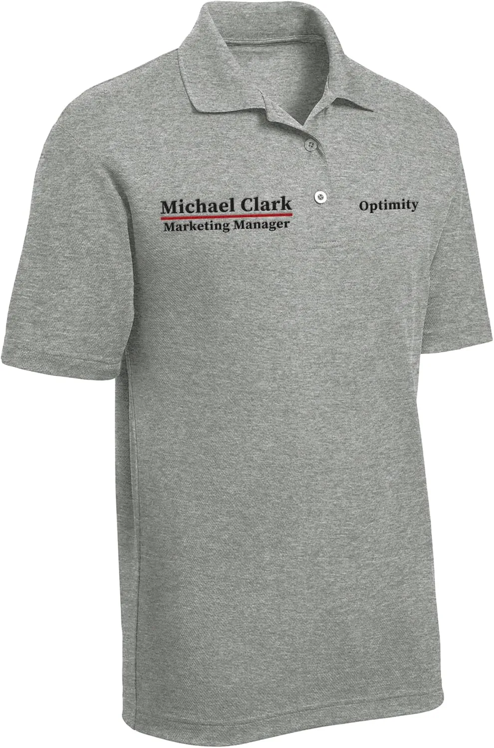Custom Polo Shirt for Men Personalized Embroidered Short Sleeve Polo Golf Shirt Add Your Text Name