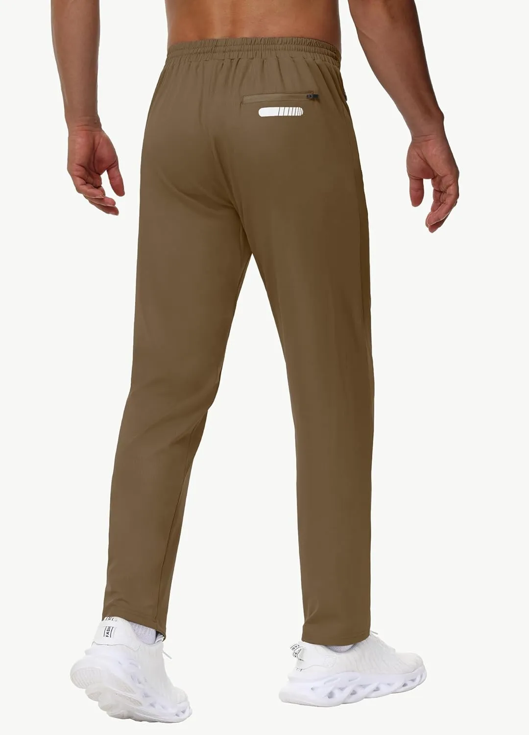 Men's 30" 34" 36" Tall Sweatpants - Lightweight Athletic Workout Running Traning Track Joggers Pants with Zipper Pocket