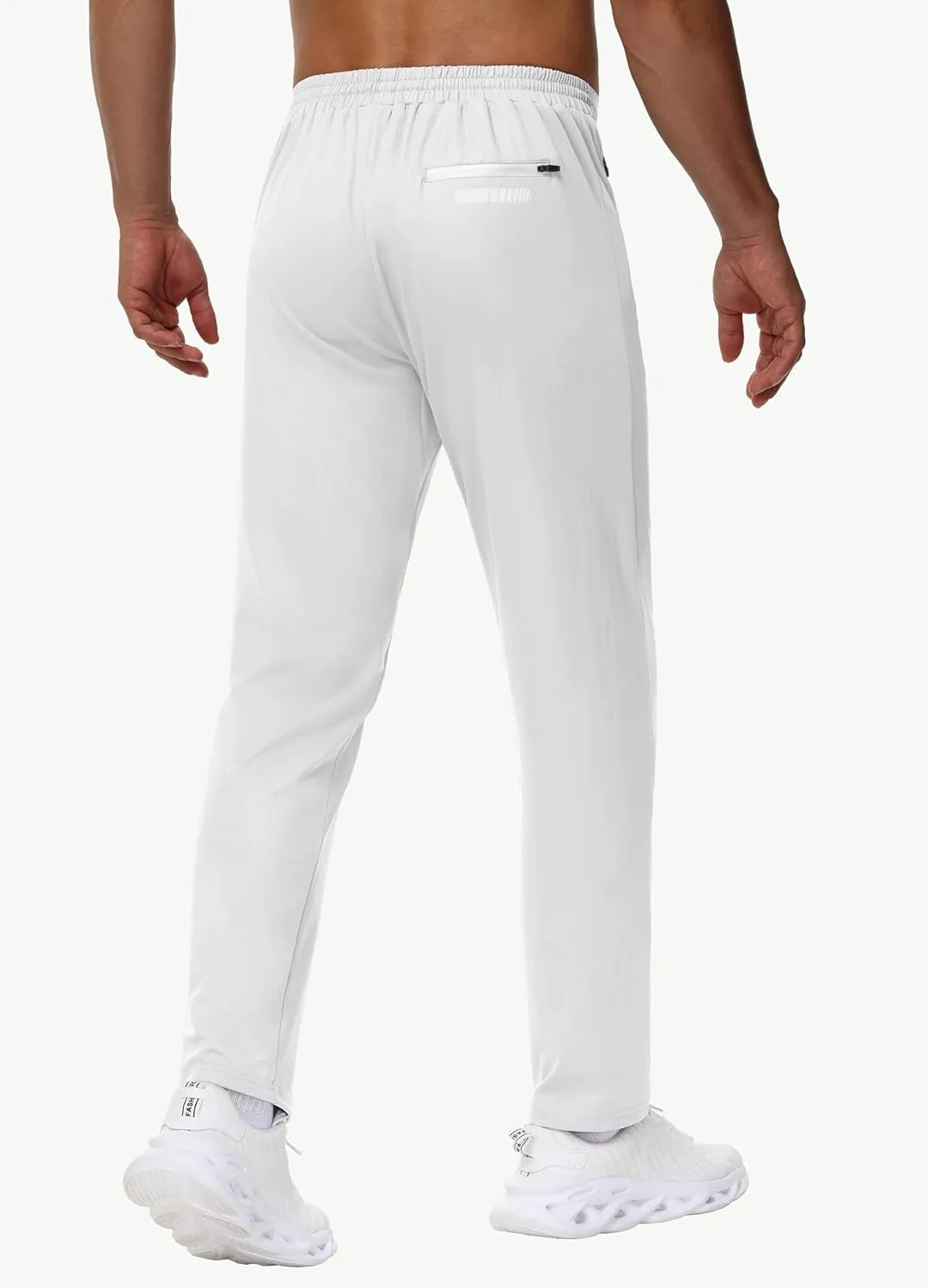 Men's 30" 34" 36" Tall Sweatpants - Lightweight Athletic Workout Running Traning Track Joggers Pants with Zipper Pocket