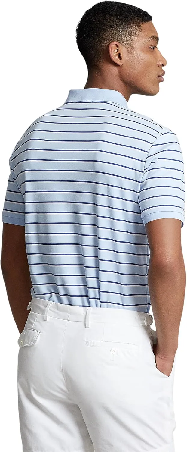 Polo Ralph Lauren Mens Custom Slim Fit Interlock Polo Shirt