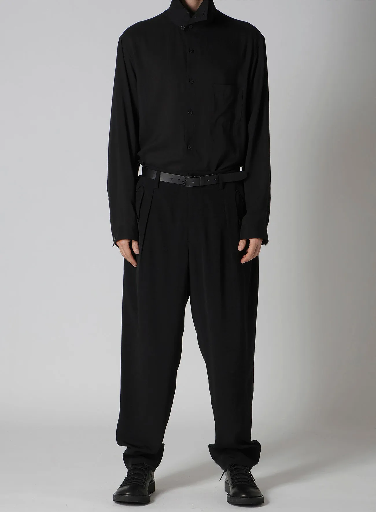 TA TUXEDO BACK BELT PANTS