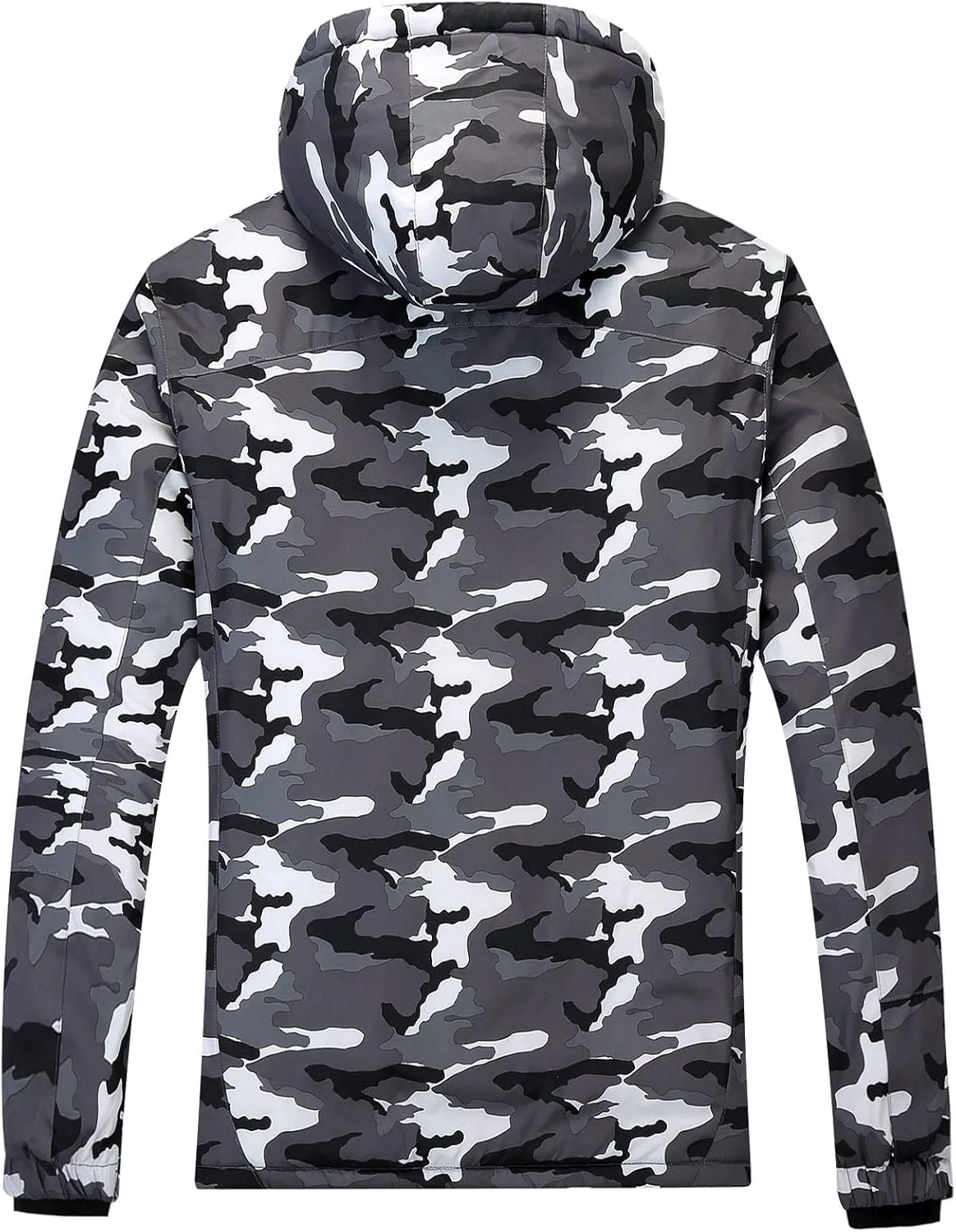 WULFUL Womens Waterproof Snow Ski Jacket Mountain Windproof Winter Coat with Detachable Hood